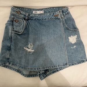 Zara Denim Skort